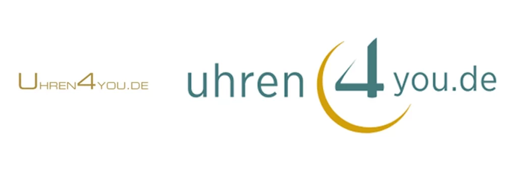 Uhren4You.de Logo – Markenauftritt für Uhren und Schmuck im E-Commerce.